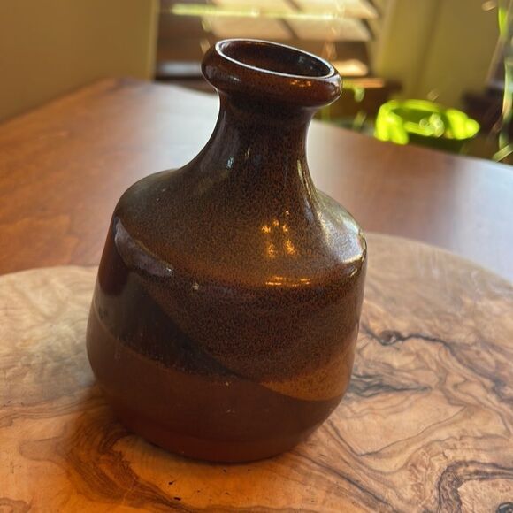 Mid Century Pottery Craft Stoneware Bud Vase - Picture 2 of 6